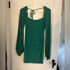 Lucy in the sky green mini dress
